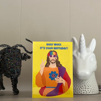 Hippie Jesus Mensagem Personalizada Aniversário