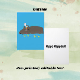 Cartão Hippo Acontece