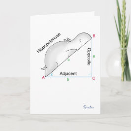Cartão HIPPOPOTENUSE por Sandra Boynton