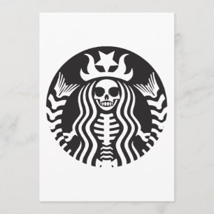 Cartão Hipster assustador da rua do Dia das Bruxas do T