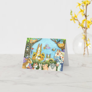 CARTÃO HISS N' FITZ CATES E MENAGÉRIOS DE AMIGOS, ENGRA