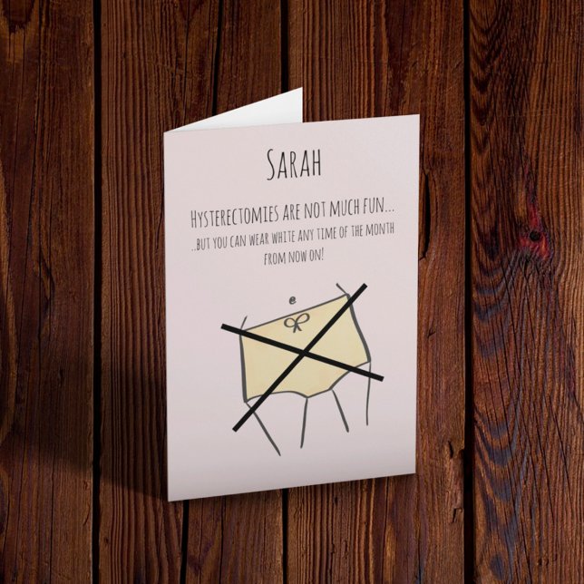 Cartão Histerectomia (Criador carregado)