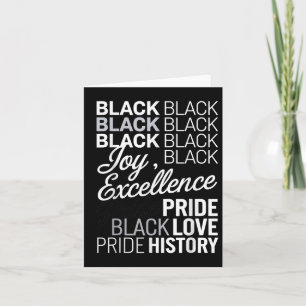 Cartão História do Amor com Orgulho Negro - Pr Preto