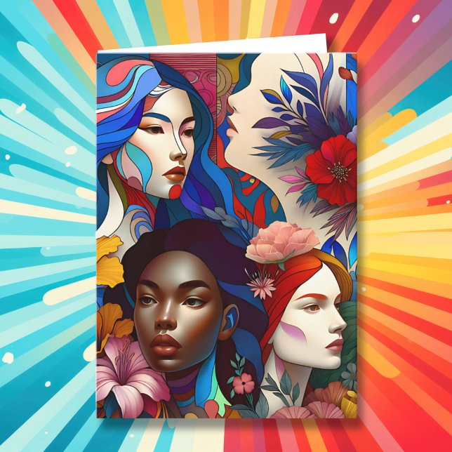 Cartão História Internacional do Dia da Mulher (Criador carregado)