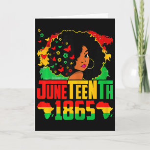 Cartão História Negra Juneteenth É Meu Dia Da Independênc