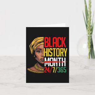 Cartão História Negra Mês 247365 Orgulho A da Melanina Af
