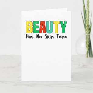 Cartão História Negra Mês Africanos Orgulhosos Igualdade