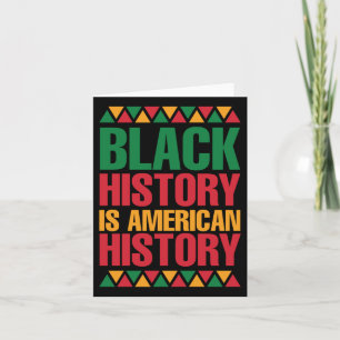 Cartão História Negra Mês Patriótica História Negra