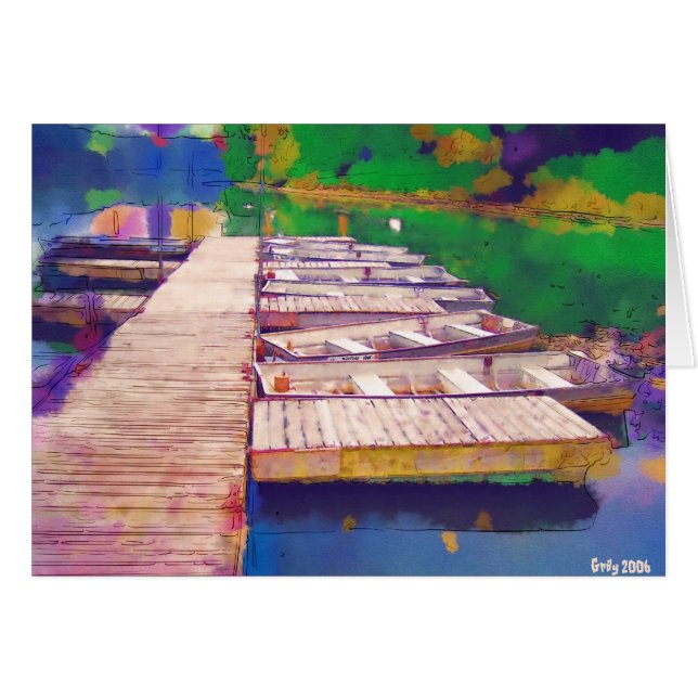 Cartão Histórias dos peixes (Frente Horizontal)