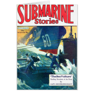 Cartão Histórias submarinas