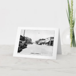 Cartão Historic Claremont - Folheto de Saudação