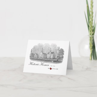 Cartão Historic Homer Village Green Notecards