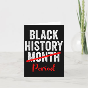 Cartão Histórico Preto Período 1