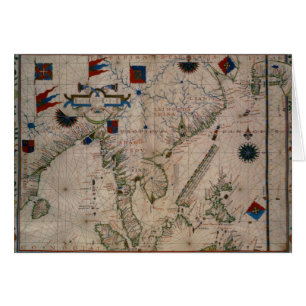 Cartão HM 41 o Extremo Oriente, de um atlas portolan