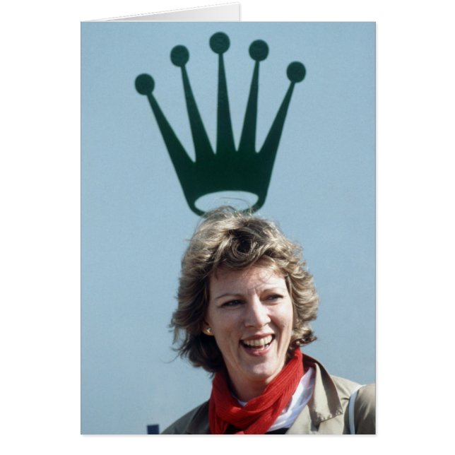 Cartão HM Queen Anne-Marie de Grécias (Frente)