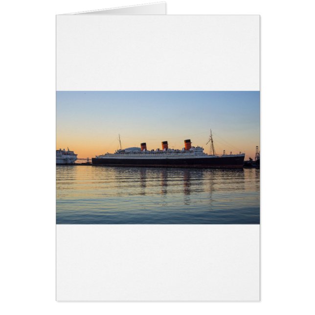 Cartão HMS Queen Mary (Frente)