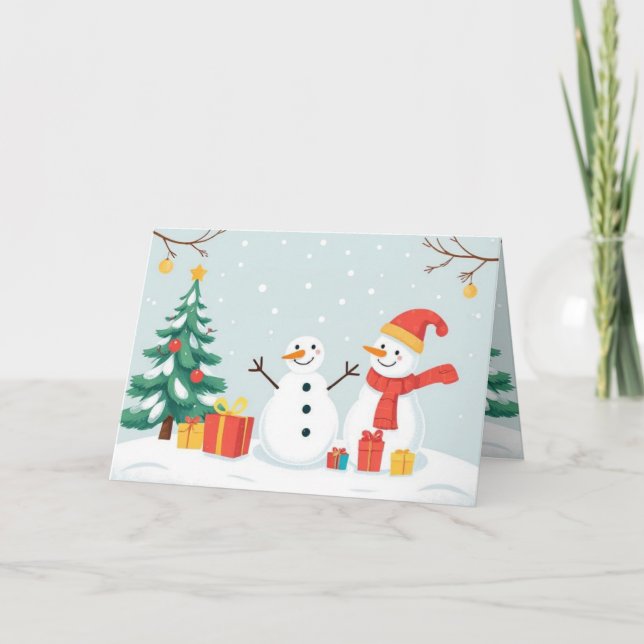 Cartão Ho Ho Ho! Feliz Natal (Frente)