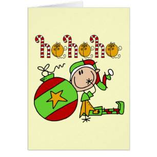 Cartão Ho Ho Ho Holiday Elf