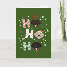 Ho Ho Labrador Retriever Feliz Natal