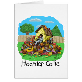 Cartão Hoarder Collie
