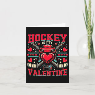 Cartão Hockey É O Meu Dia de os namorados De Hockey Com N