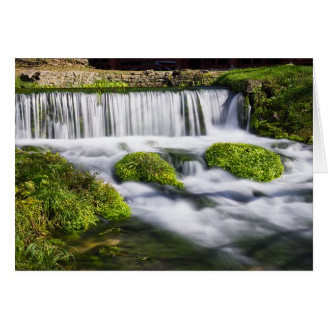 Cartão Hodgson Primavera Falls (Frente horizontal)