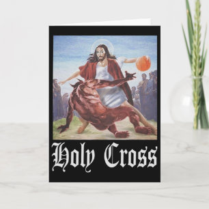 Cartão Hoje não é a Satã Jesus cruzando o bolcheque Sagra
