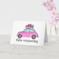 Holandês Aniversário Retro Fiat 500