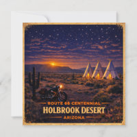 Holbrook Arizona 100 Anos Noite do Wigwam do Deser