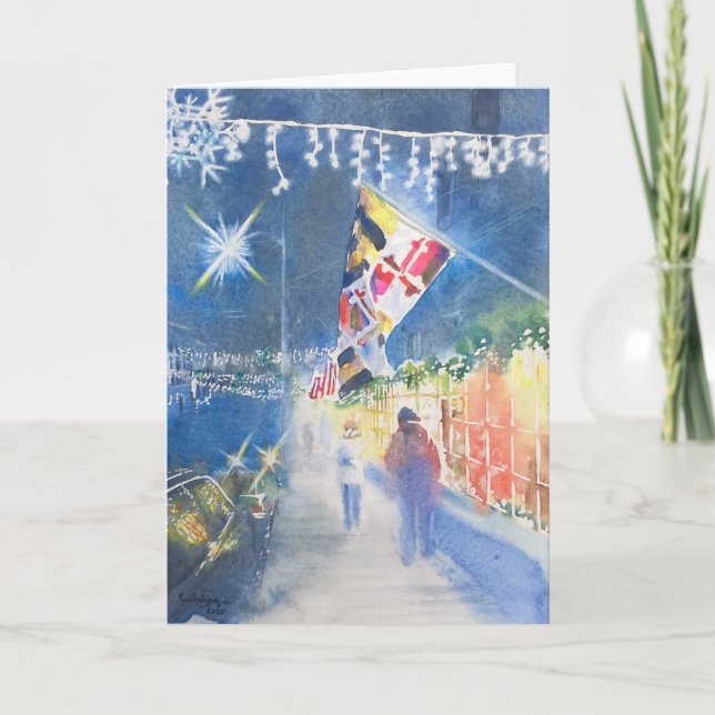 Cartão Holiday Card - Blank Inside (Frente)
