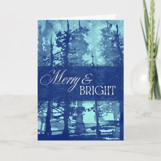 Cartão Holiday Card - Merry and Bright
