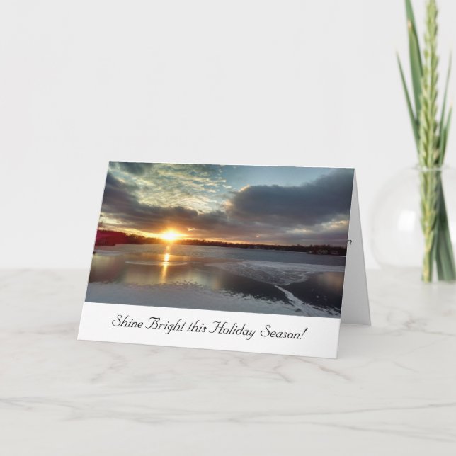 Cartão Holiday Greeting Card (Frente)