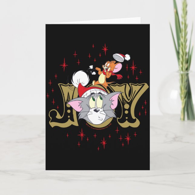 Cartão Holiday Joy  (Frente)