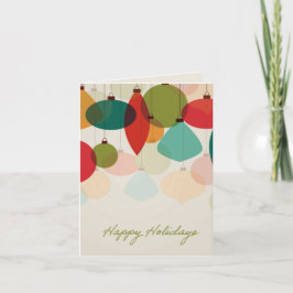 Cartão Holiday Ornaments Card