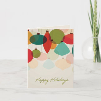 Cartão Holiday Ornaments Card