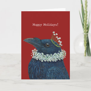 Cartão Holiday Raven