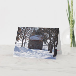 Cartão “Holiday Shed" Christmas Card