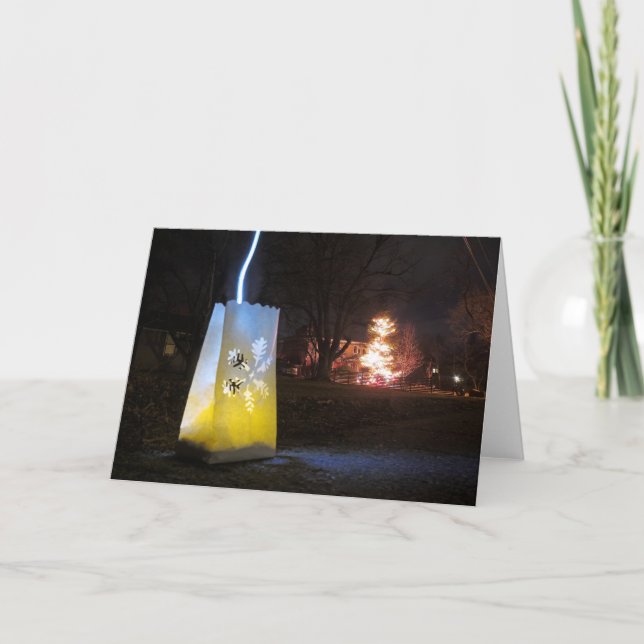 Cartão holiday spirit (Frente)