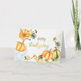 Cartão Holidays - WC Happy Thanksgiving