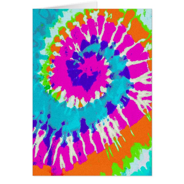 Cartão holiES - Estilo de Batik Espiral de Energia (Frente)