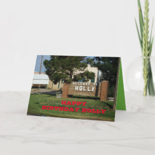Cartão Holly Colorado Birthday Card!!