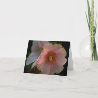 Cartão Holly Hock Note Card - Customized