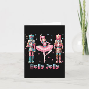 Cartão Holly Xmas Jolly Nutcracker Esquadrão de Natal