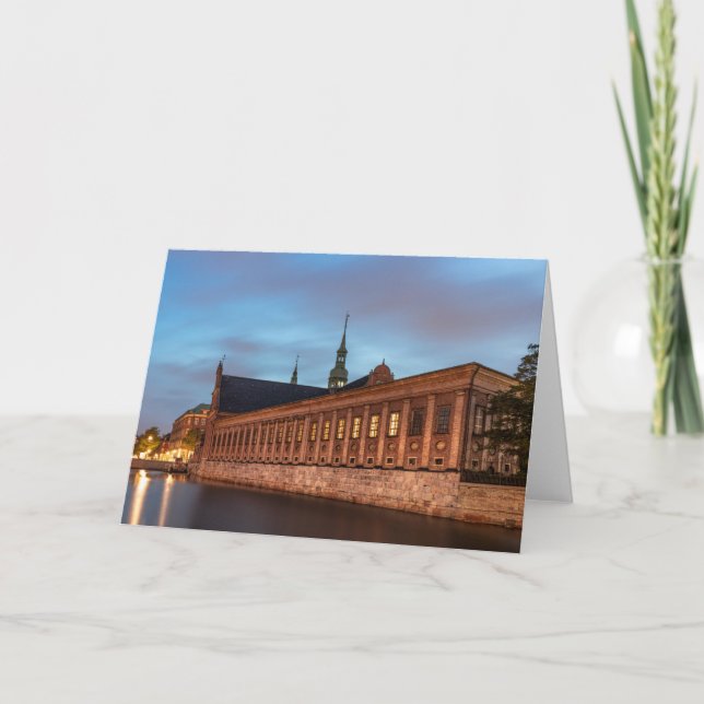 Cartão Holmens Church Copenhagen Dinamarca (Frente)