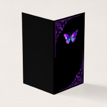 Cartão Holográfico Elegante - Preto