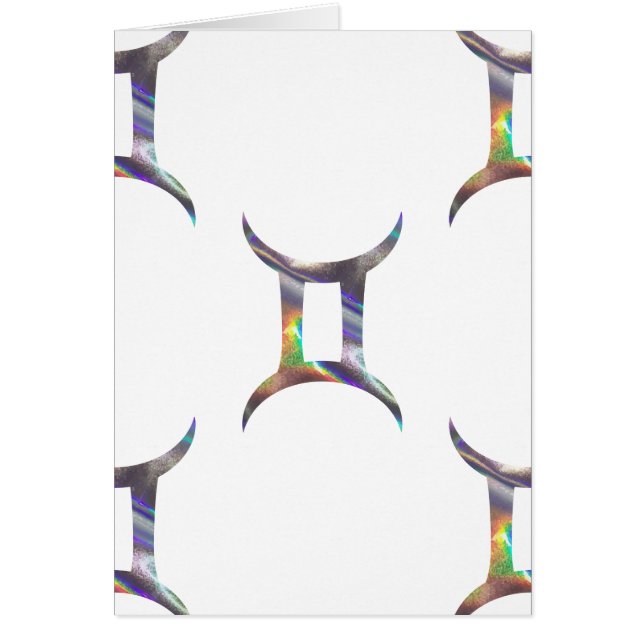 Cartão holograma Gemini (Frente)