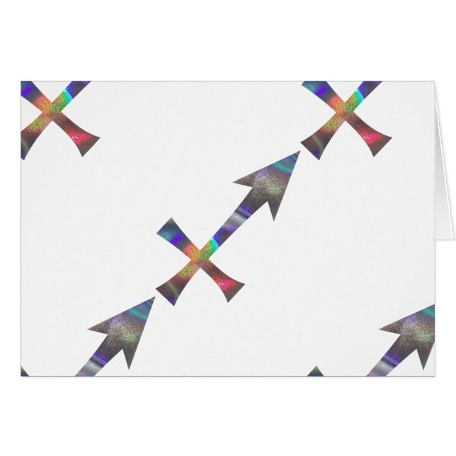 Cartão holograma Sagittarius (Frente Horizontal)