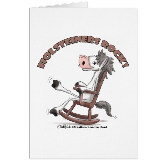 Cartão Holsteiners Rock! (Frente)