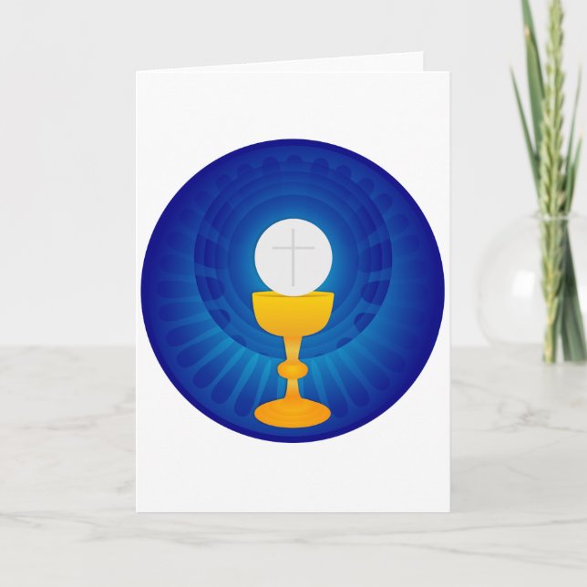 Cartão Holy Eucharist Greeting Cards (Frente)