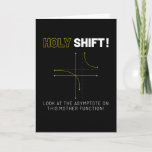 Cartão Holy Shift Math Physics Math<br><div class="desc">Funny math,  physics design with a cow. Great for college students,  schoolchildren,  teachers,  and nerd. Geachenk for Christmas,  birthday,  joy and family</div>